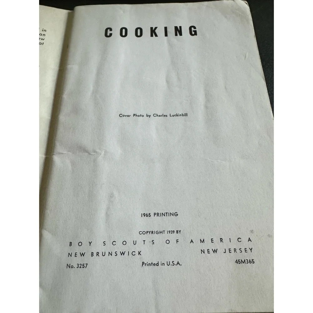 2  Vintage Boy Scouts Of America Merit Badge‎ Series Books - Cooking & First Aid